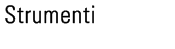 Strumenti di Analisi